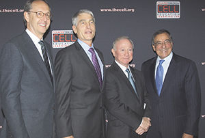 Senator Udall and Secretary Panetta discuss leadership in shaping global security
